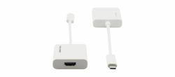 Kramer Electronics ADC-U31C/HF video cable adapter 0.17 m USB Type-C HDMI Type A [Standard] White 