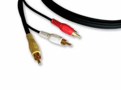 Kramer Electronics 3xRCA M/M, 7.6m composite video cable RCA Black 