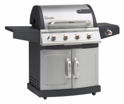 LANDMANN Miton PTS 4.1 Grill Cart Gas Black, Silver 