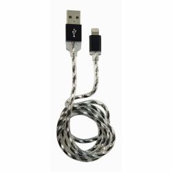 LC-Power LC-C-USB-LIGHTNING-1M-8 lightning cable Black, Silver 