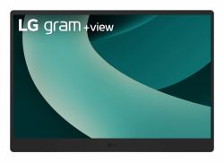 LG 17MT70 Portable monitor Black, Stainless steel 43.2 cm [17"] LED 2560 x 1600 pixels 