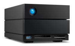 LaCie 2BIG DOCK disk array 40 TB Desktop Black 