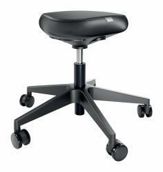 Leitz Ergo Sitting Stool with Wheels and Comfort Seat 