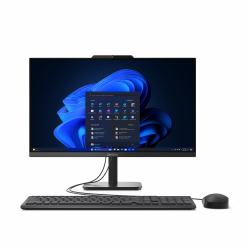 Lenovo V100 Intel® Core™ i3 i3-N305 60.5 cm [23.8"] 1920 x 1080 pixels All-in-One PC 8 GB DDR4-SDRAM 256 GB SSD Windows 11 Pro Wi-Fi 6 [802.11ax] Black  - UK version
