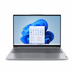 Lenovo ThinkBook 16 G7 ARP AMD Ryzen™ 5 7535HS Laptop 40.6 cm [16"] WUXGA 32 GB DDR5-SDRAM 512 GB SSD Wi-Fi 6E [802.11ax] Windows 11 Pro German Grey  - German version