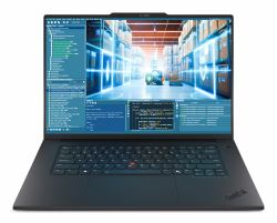 Lenovo ThinkPad P1 Gen 8 Copilot+ PC Intel Core Ultra 7 255H Mobile workstation 40.6 cm [16"] WUXGA 32 GB LPDDR5x-SDRAM 512 GB SSD NVIDIA RTX PRO 1000 Blackwell Wi-Fi 7 [802.11be] Windows 11 Pro German Black  - German version