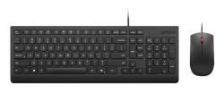 Lenovo 4X31R64409 keyboard Mouse included Universal USB Danish Black 
