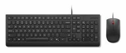 Lenovo 4X31R64411 keyboard Mouse included Universal USB French Black  - German version