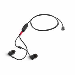 Lenovo 4XD1C99220 headphones/headset Wired In-ear Music/Everyday USB Type-C Black 