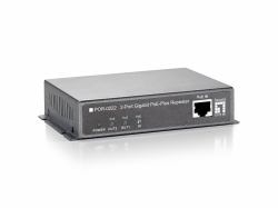 LevelOne Gigabit PoE Repeater, Cascadable, 2 PoE Outputs 
