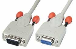 Lindy 0,5m RS232 Cable signal cable 0.5 m Grey 