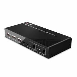 Lindy 2 Port HDMI 4K60, USB 2.0 and Audio KVM Switch 