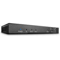 Lindy 2 Port HDMI 18G Splitter with Audio and Downscaling 