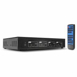 Lindy 4x4 HDMI 18G Matrix Switch with Audio 