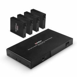 Lindy 70m Cat.6 4 Port HDMI 4K60 Splitter Extender 