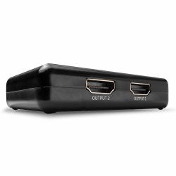 Lindy 2 Port HDMI 10.2G Splitter, Compact 