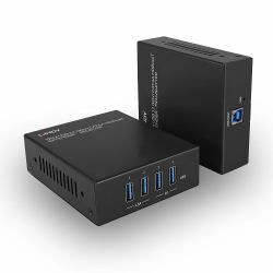 Lindy 100m USB 3.2 Gen 1 Cat.6A HDBaseT Extender 