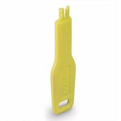 Lindy RJ45 Port Blocker key, Yellow 