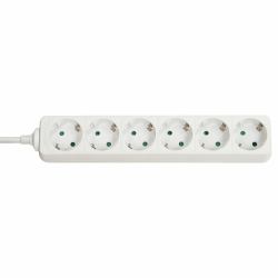 Lindy 73102 power extension 6 AC outlet[s] Indoor White 
