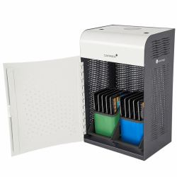 LocknCharge Carrier 10 Portable device management cabinet Blue, Green, Grey, White 