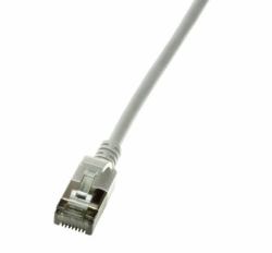 LogiLink Slim U/FTP networking cable Grey 1 m Cat6a U/FTP [STP] 