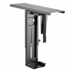 LogiLink EO0004 CPU holder Desk-mounted CPU holder Black 