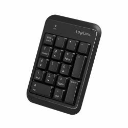 LogiLink ID0201 numeric keypad Laptop Bluetooth Black 