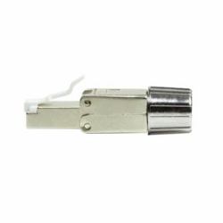 LogiLink MP0080 - CAT.8.1 feldkonfektionierbarer RJ45 Stecker Grey, Stainless steel 