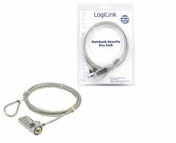 LogiLink Notebook Security Lock w/ Combination cable lock 1.5 m 