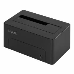 LogiLink QP0027 storage drive docking station USB 3.2 Gen 2 [3.1 Gen 2] Type-C Black 