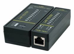 LogiLink WZ0080 network cable tester RJ-45 & SFP tester Black 