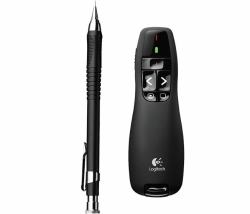 Logitech R400 wireless presenter RF Black 
