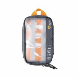 Lowepro GearUp Pouch Mini Purse Nylon, Polyester, Ripstop Grey, Orange 