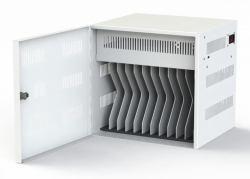 Loxit 7715-USB-C charging station organizer Desktop & wall mounted Steel White 