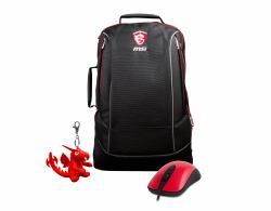 MSI Gaming Xmas Pack 2016 backpack Black, Red 