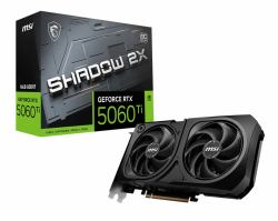 MSI GEFORCE 5060 TI 16GB SHADOW 2X OC PLUS BULK NVIDIA GeForce RTX 5060 Ti GDDR7 