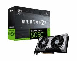MSI VENTUS GeForce RTX 5060 TI 16G 2X OC PLUS NVIDIA 16 GB GDDR7 