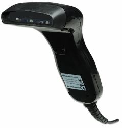 Manhattan Contact CCD Handheld Barcode Scanner, USB, 80mm Scan Width, Cable 152cm, Max Ambient Light: 3,000 lux [sunlight], Black, Three Year Warranty 