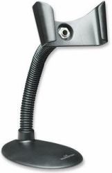 Manhattan Handheld Barcode Scanner Stand, Gooseneck with base, suitable for table mount or wall mountable, Black, Lifetime Warranty 