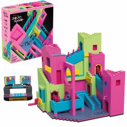 Mattel MEGA Squid Game Staircase Building Toy Kits with Action Figure [1707 pieces] for Collectors 