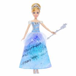 Mattel Disney Princess Enchanted Ballgown Cinderella Fashion Doll with Lights & Sounds, Inspired by Movie 