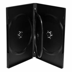 MediaRange BOX17 optical disc case DVD case 4 discs Black 