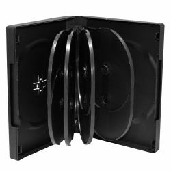 MediaRange BOX35-10 optical disc case DVD case 10 discs Black 