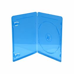 MediaRange BOX39-50 optical disc case Blu-ray case 1 discs Blue, Transparent 