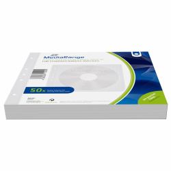 MediaRange BOX60 optical disc case Sleeve case 2 discs White 