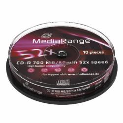 MediaRange MR214 blank CD CD-R 700 MB 52x 10 pc[s] 