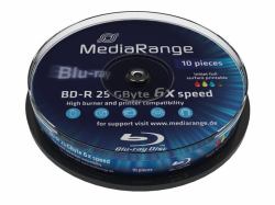 MediaRange MR500 blank Blu-Ray disc BD-R 25 GB 10 pc[s] 