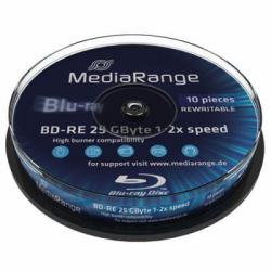 MediaRange MR501 blank Blu-Ray disc BD-RE 25 GB 10 pc[s] 
