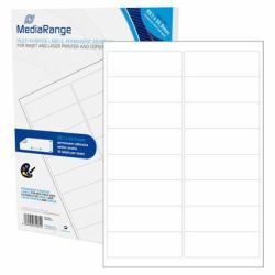 MediaRange MRINK147 self-adhesive label Permanent White 800 pc[s] 
