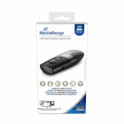 MediaRange MROS222 wireless presenter RF Black, Silver 